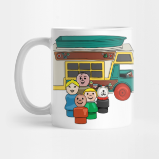 Fisher Price Little People Mug - Fisher Price Little People Family Camping by Slightly Unhinged